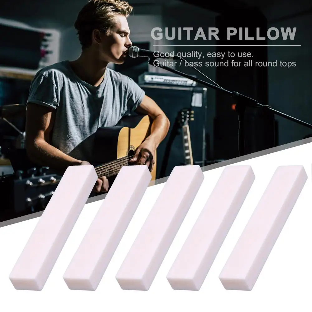 Маленький костяной гитарный мост гайка с прорезями детали инструментов седло