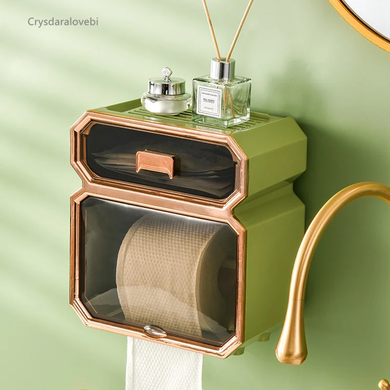 

Настенная коробка для салфеток для дома, ванной, кухни, туалета, гостиной, коробка для бумаги без перфорации, многофункциональная полка