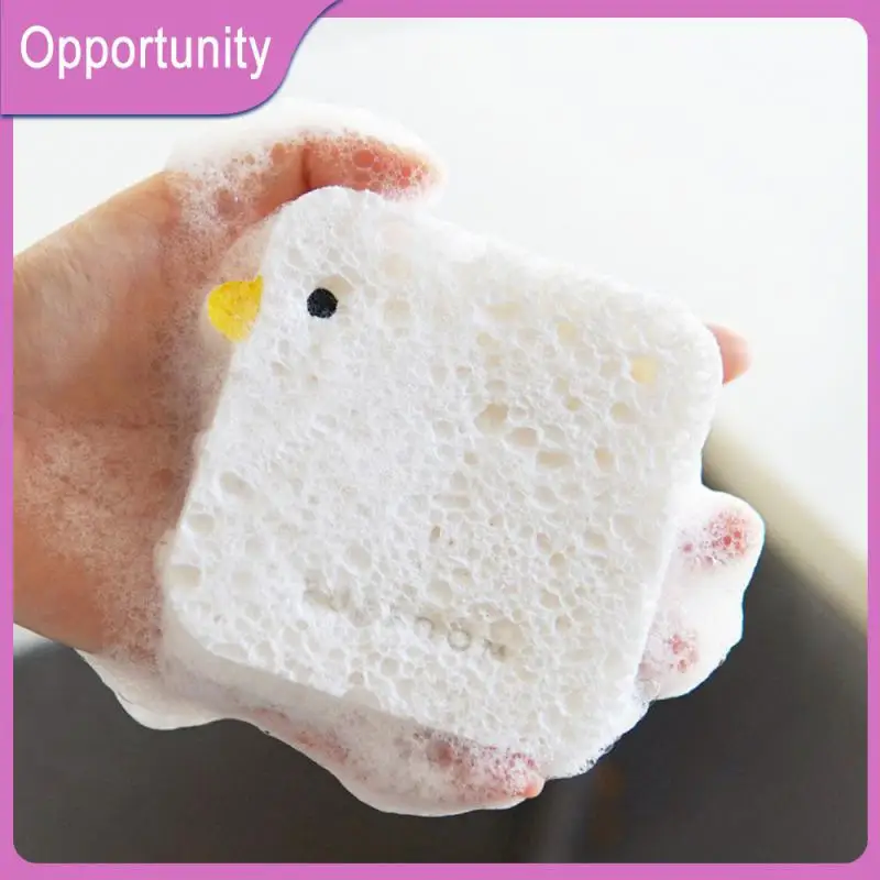 

Cute Oil Remove Scourer Rag Towel Dish Cloths Water Absorption Dishwashing Sponges Cleaning Cloth Cartoon Compressed