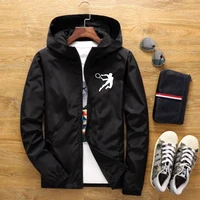 spring and autumn mens zipper thin coat mens windbreaker windproof casual street sports jacket summer sun protection clothing