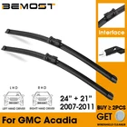 Щетка стеклоочистителя для лобового стекла автомобиля, резиновые силиконовые сменные стеклоочистители для GMC Acadia 2007-2011 LHD  RHD 24 