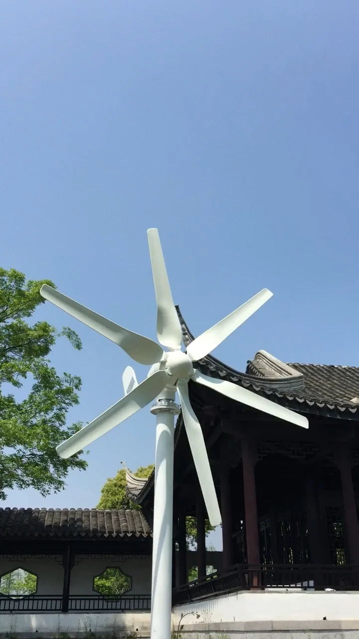 

Horizontal Wind Turbine Generator 800w 1000w 12v 24v 48v Free Power NewEnergy Alternative Accessories For Home Street Lamps
