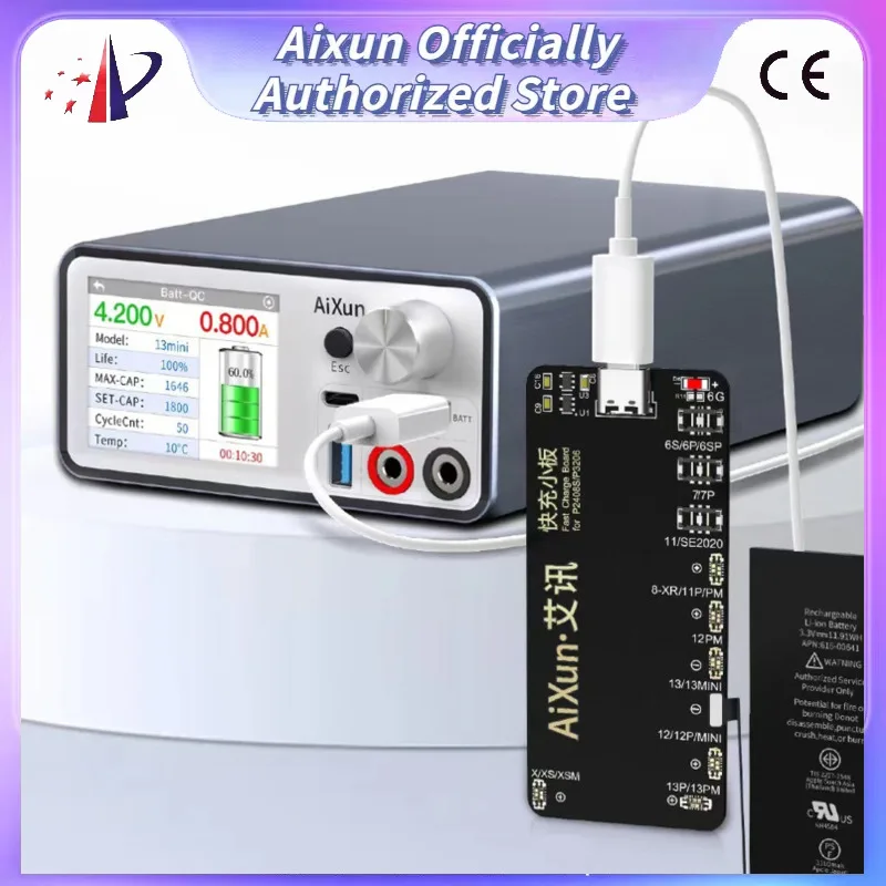 

Original New Updating Version AIXUN P2408S Intelligent Stabilized Power Supply Fast Charging With Adjustable Voltage And Current