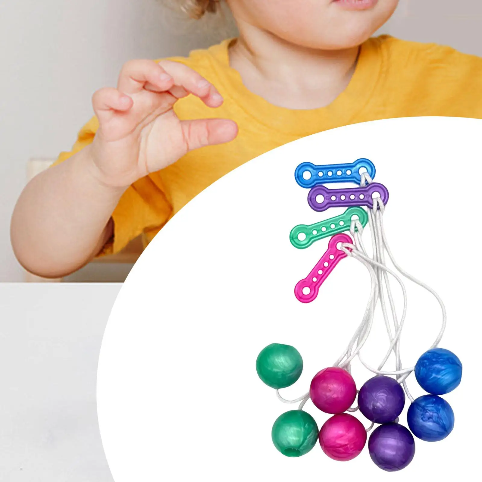 

Novelty Swing Bump Ball with Light Children Toys Fine Motor Skills Party Favor Swinging Ball Toys for Events Birthday Gifts
