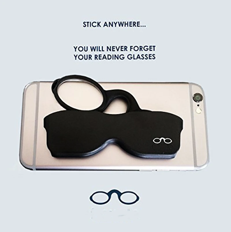 Пенсне для чтения без подлокотников с круглым носом небольшие портативные
