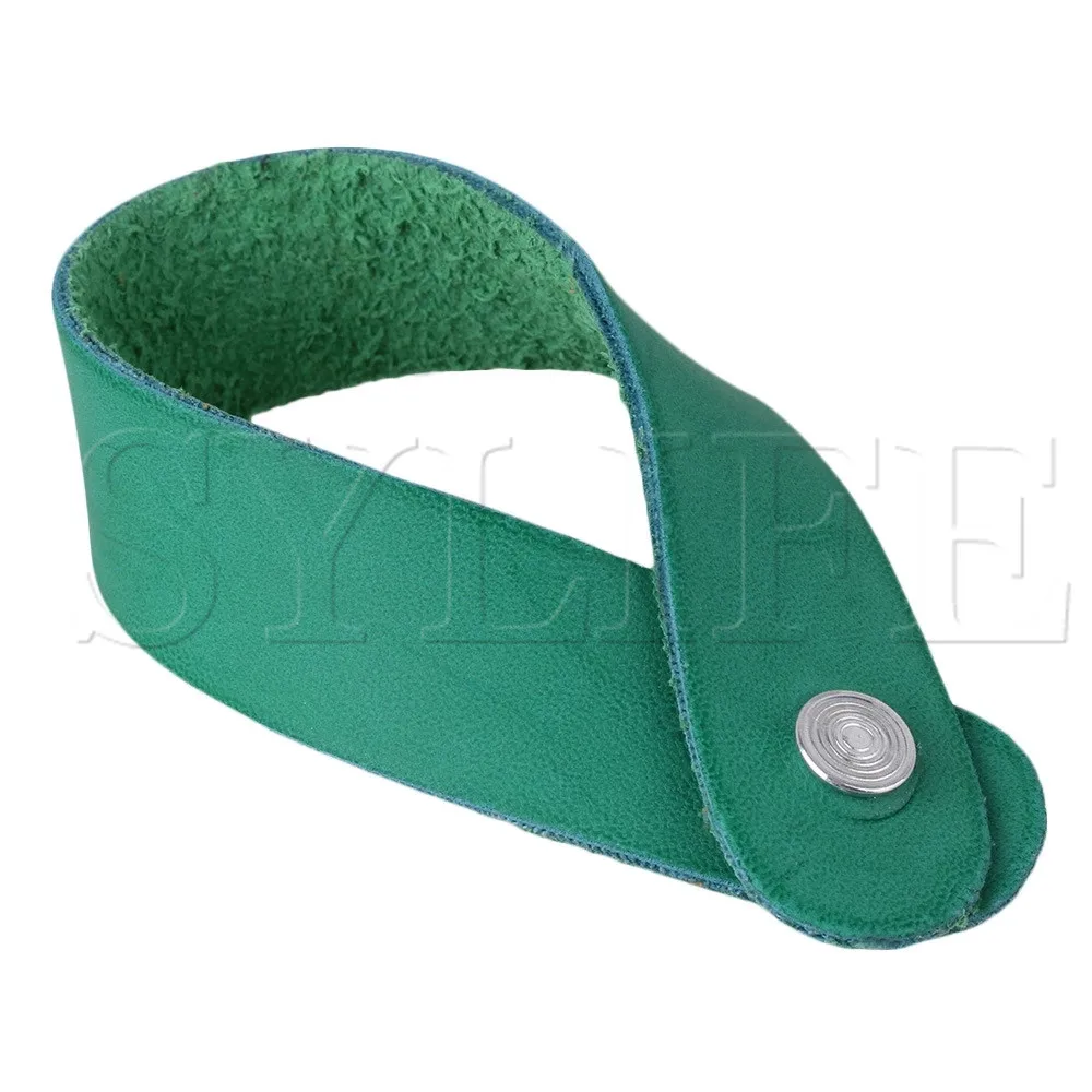 

Зеленая кожаная головка для гитары 198x20 мм