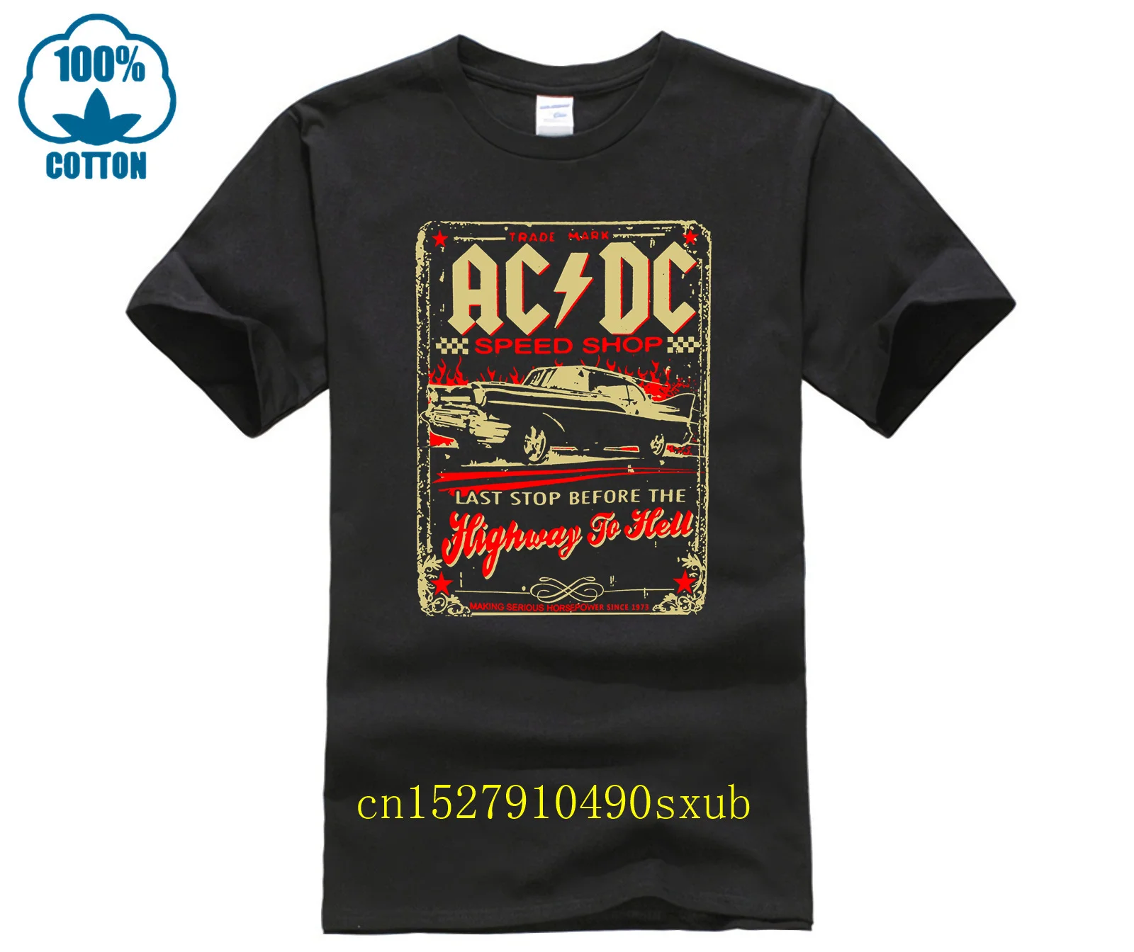 AC-DC HIGHWAY TO HELL T SHIRT S,M,L,XL,XXL