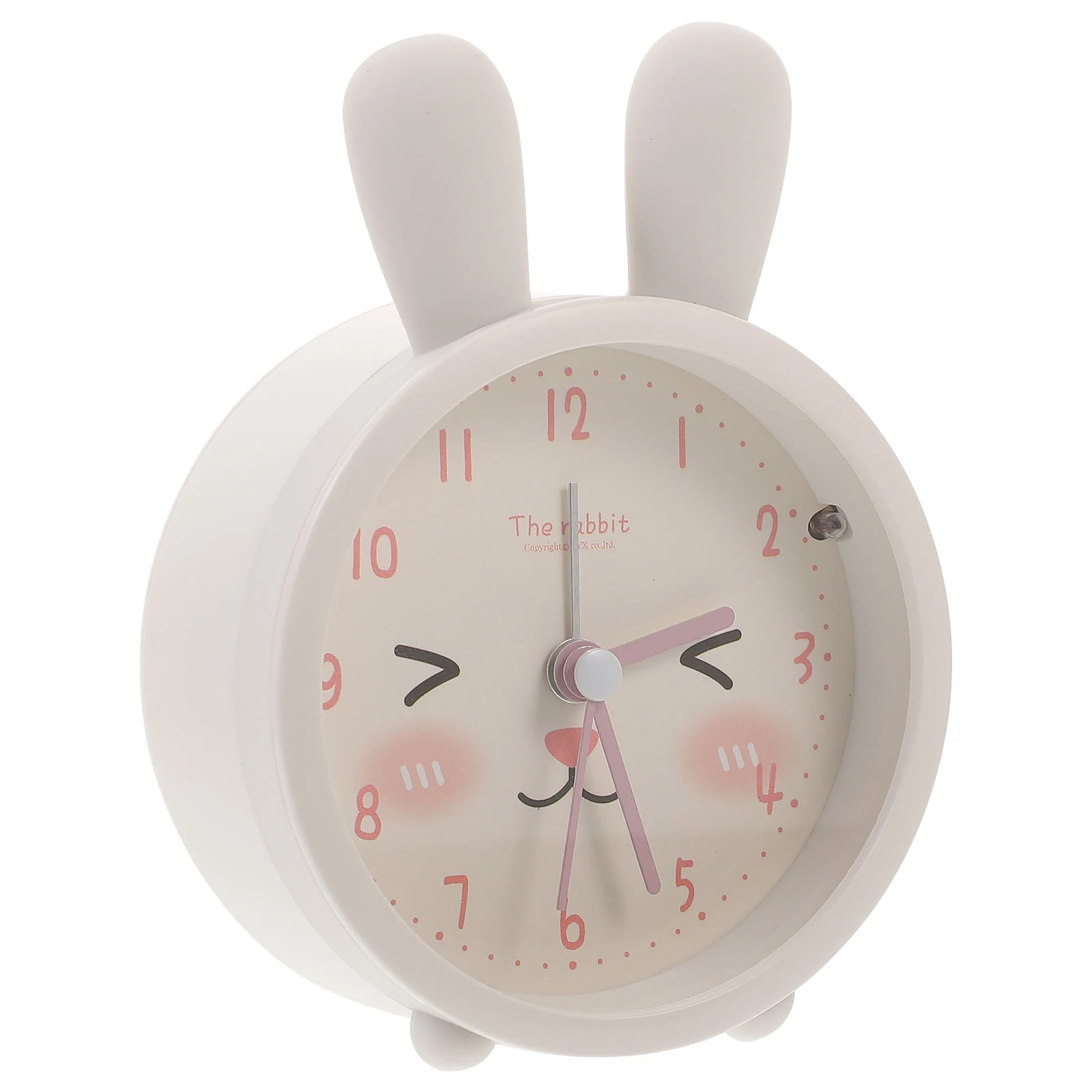 

Bedside Alarm Clock Non-ticking Lovely Bunny Night Lamp Alarm Clock No