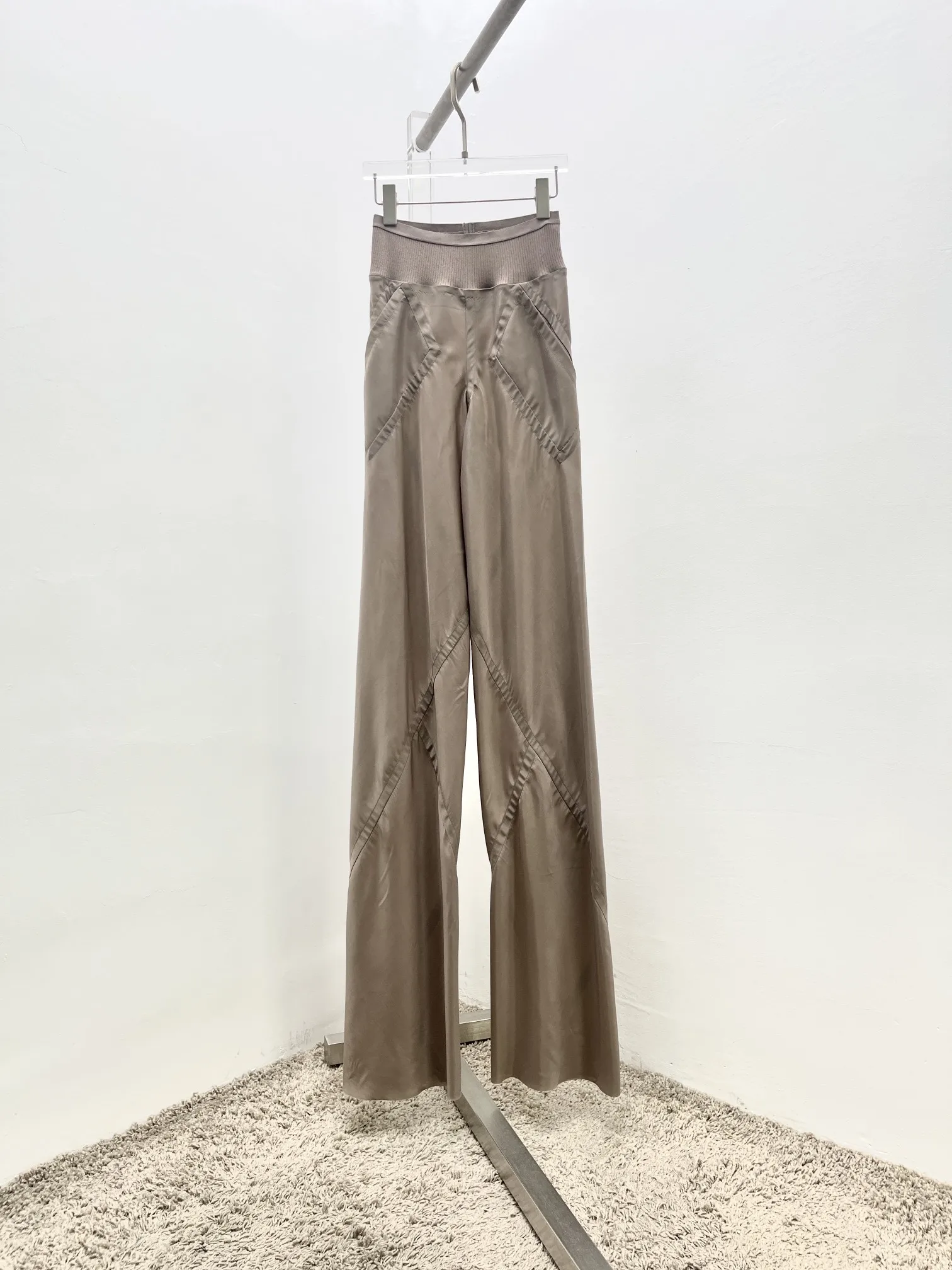 

Spring and summer new women's thread splicing thin casual pants fashionable wear simple match everything