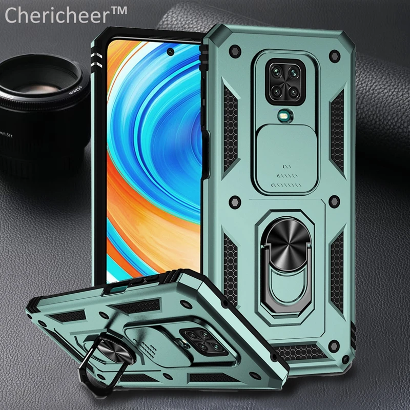 Чехол Redmi Note9S в стиле милитари с кольцевой подставкой для Xiaomi Note 9S 9 S защита камеры