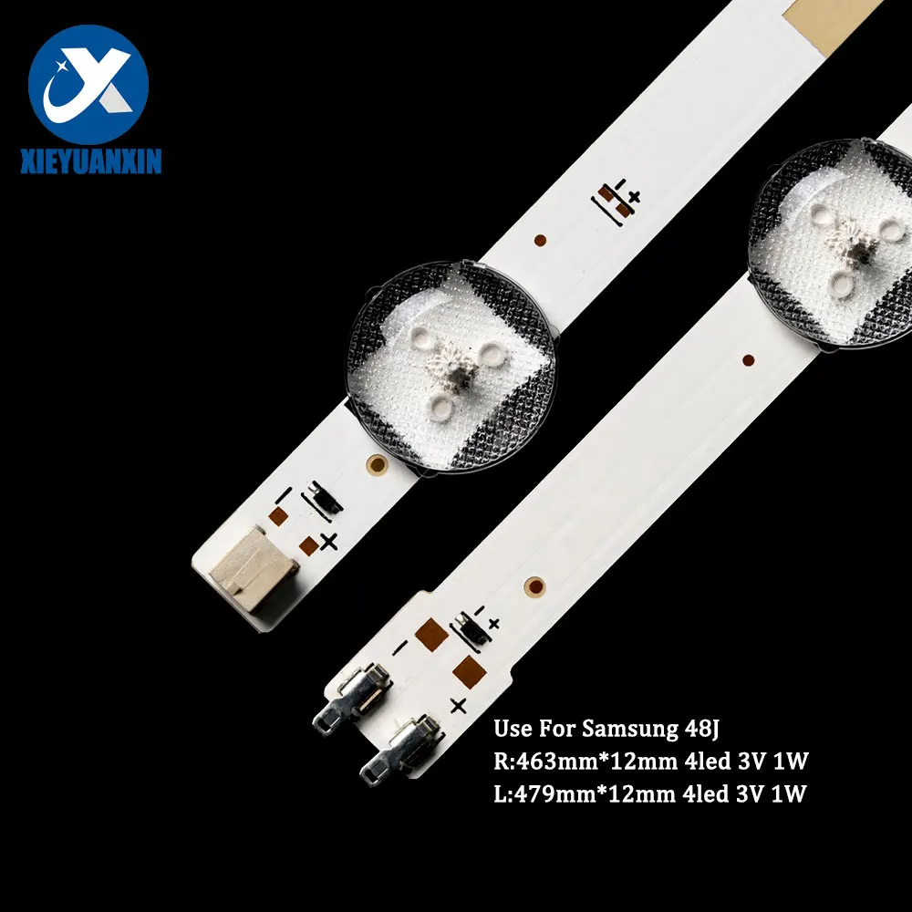 4 пары/комплект светодиодная лента для подсветки телевизора 3 В 1 Вт