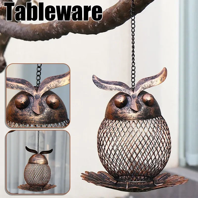 

Hanging Metal Wild Bird Feeder Heavy Duty Mesh Bird Feeder Garden Yard Decoration for Outside Hanging Metal Wild Bird Feeder