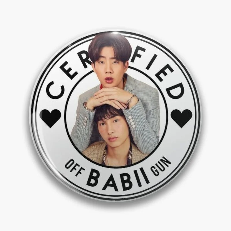 

Certified Babii Offgun Off Gun Customizable Soft Button Pin Fashion Jewelry Collar Gift Lapel Pin Brooch Decor Women Clothes