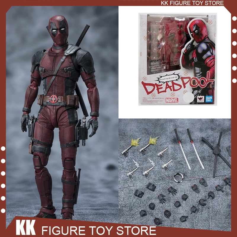 

Original Deadpool 2 Anime Figure Marvel Universe S.H. Figuarts Action Figures Statue Ornament Collectible Model Toys Gift Pvc