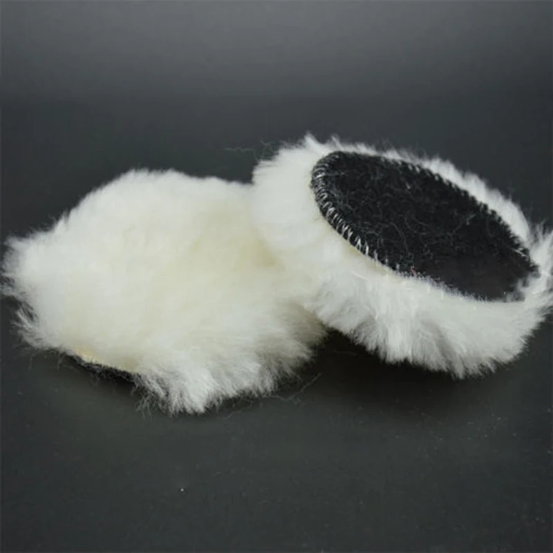 

10pcs 3 Inch Woolen Polishing Buffer Pads Heavy Cut Pads For Car Polisher Suitable Fro A Car Polishing And Buffing Set