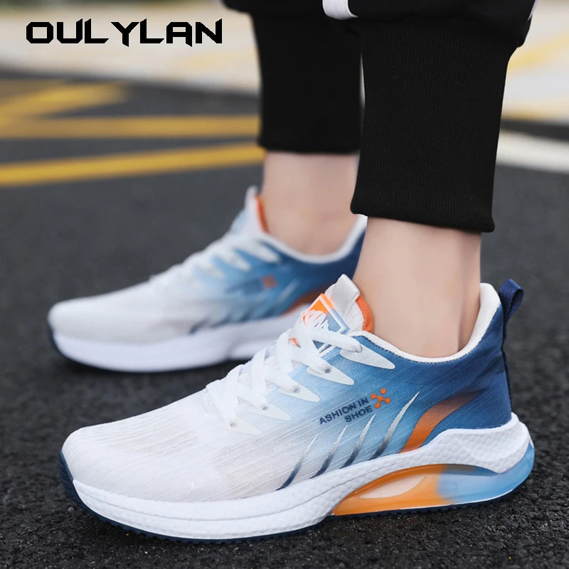 Мужские кроссовки на шнуровке водонепроницаемые сетчатые удобная повседневная