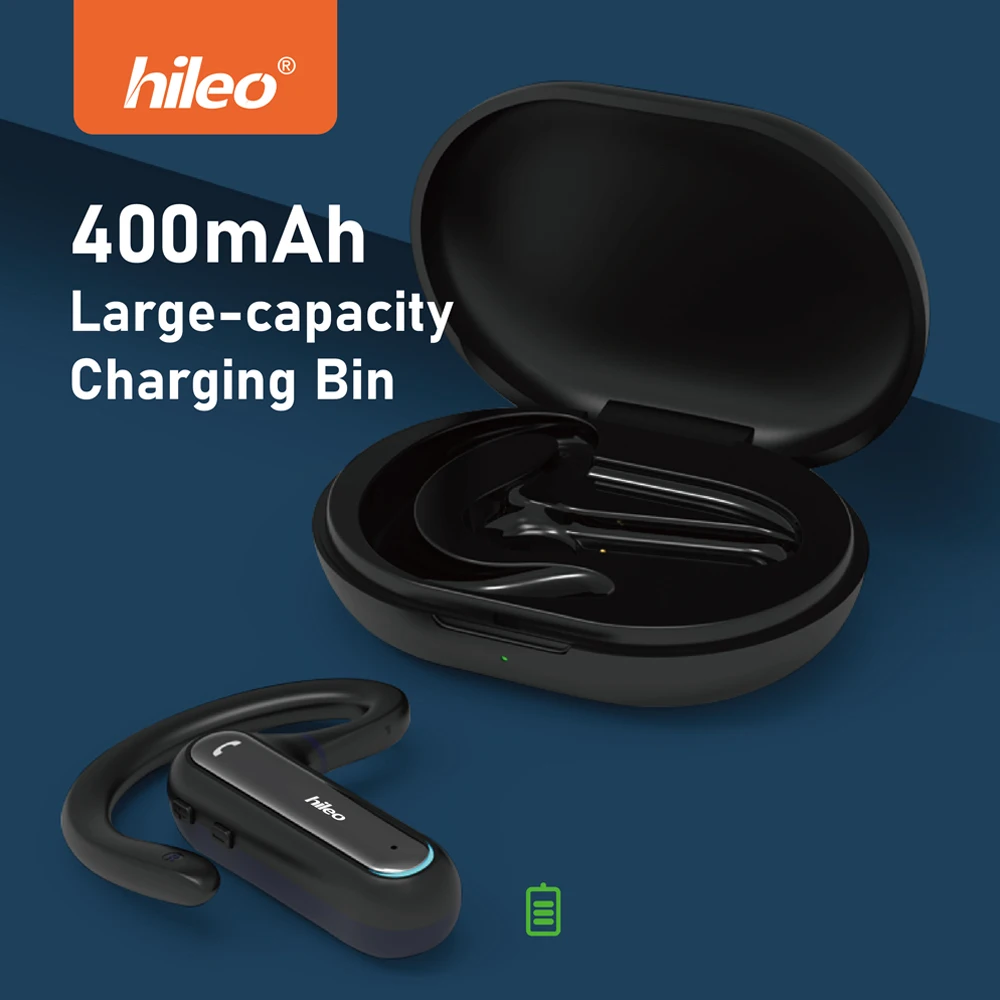 

Hileo Hi8 Earbuds True Wireless Earphone Noise Cancelling Bluetooth Headset HD Business Headphone In-Ear Handsfree With Mic