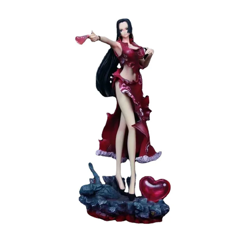 

35CM One Piece PVC Luffy's Lover Boa Hancock Figure Collectible Model Statue Decorations Doll Toys For Gifts