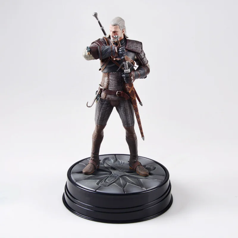 

25CM The Wit-cher 3: Wild Hunt Figura Hunter 3 Anime Figure Geralt Action Figure DARK HORSE Model Toy Collection Gift