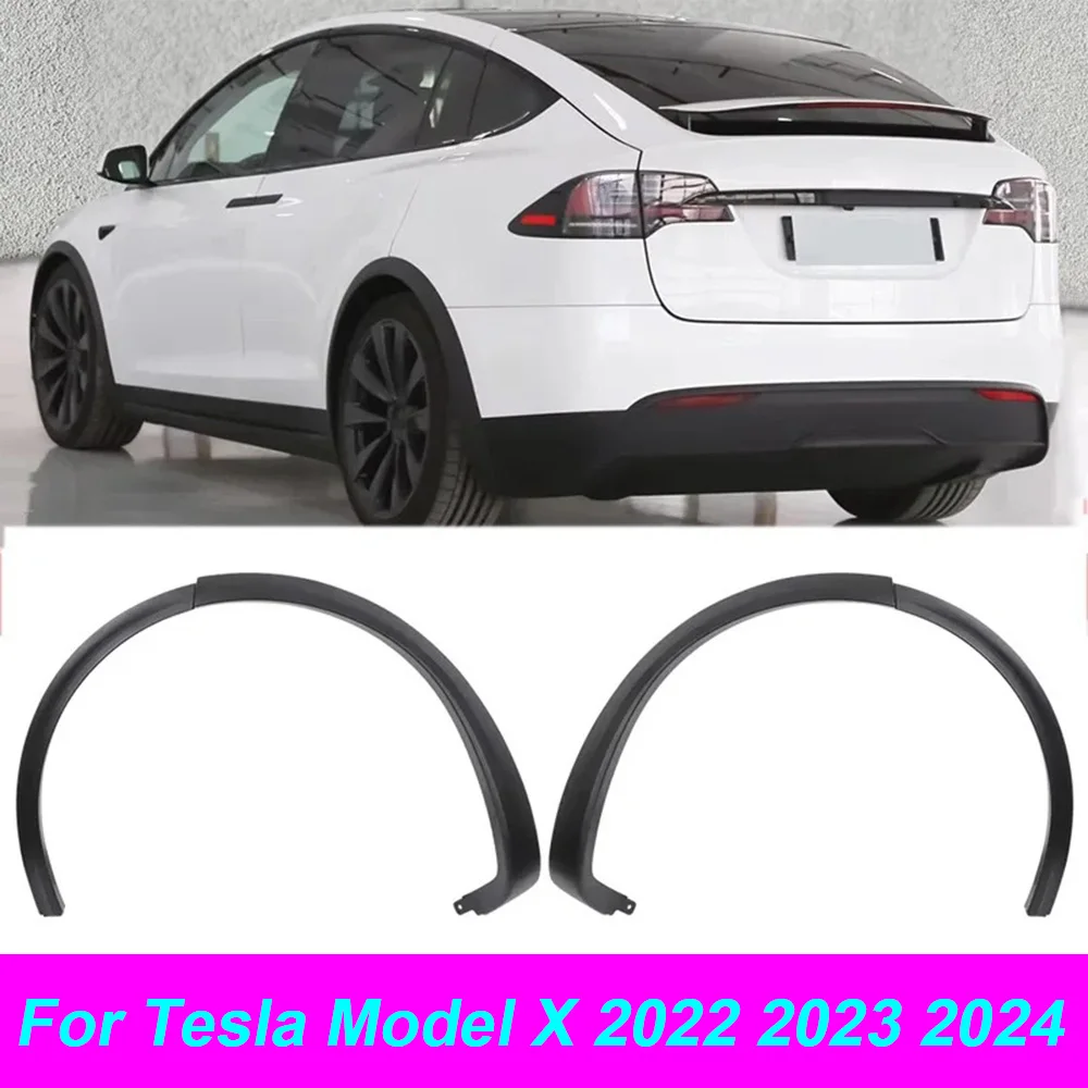 Фото 1 шт. для Tesla Model X 2016-2024: Брызговик, защита от брызг, накладка на колесную арку, молдинг крыла, внешние аксессуары №4
