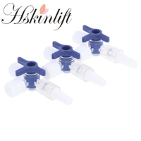 plastic two way three way stopcock luer lock adapter flexible tee connector extension tube for hospital and clinical