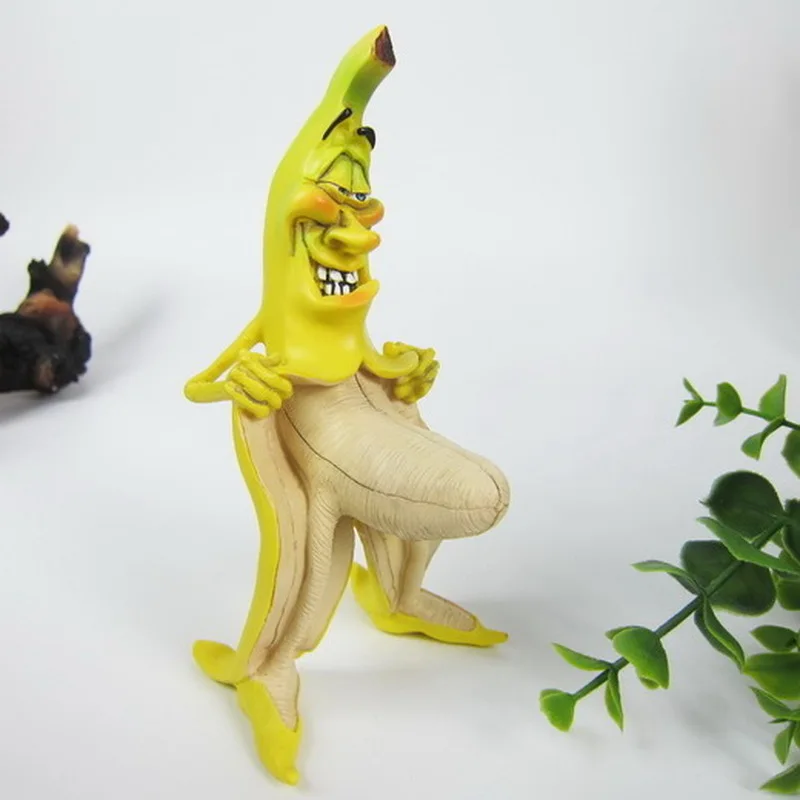 

Creative Resin Banana Man Miniature Home Decoration Accessories Funny Bar Decor Crafts Handmade Ornaments Novelty Kids Toys Gift