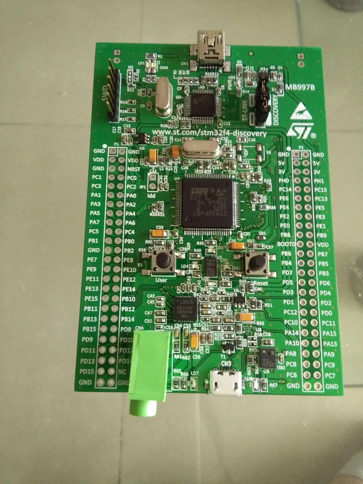 

Плата STM32 Series STM32F4Discovery STM32F407 Cortex-M4
