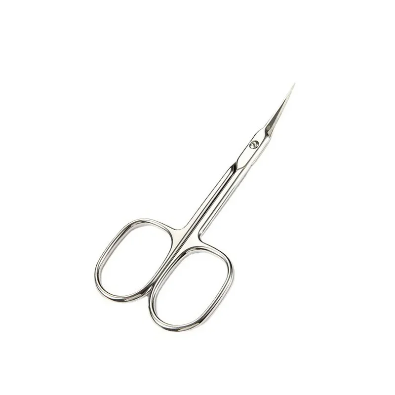 

Thin Scissors with Curved Tip Stainless Steel Trimmer Nail Remover