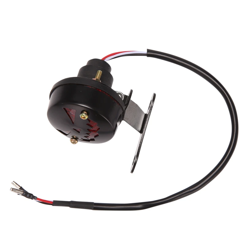 

Motorcycle Skeleton Rear Brake Stop Running Tail Light for Honda KTN Yamaha Kawasaki Suzuki Bobber Cruisers