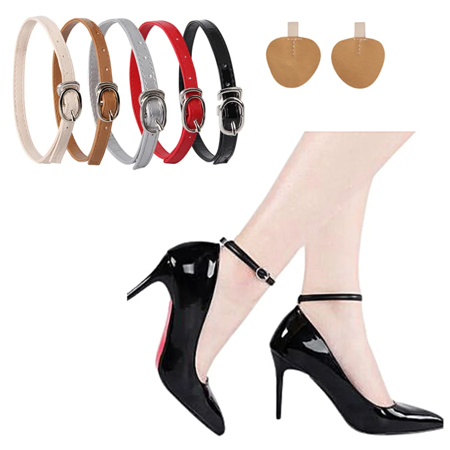 High Heels Shoelaces Without Ties Bundle Shoe Laces Holding Lazy Anti-skid Anti-loose Shoestrings Binding Shoes Accessories