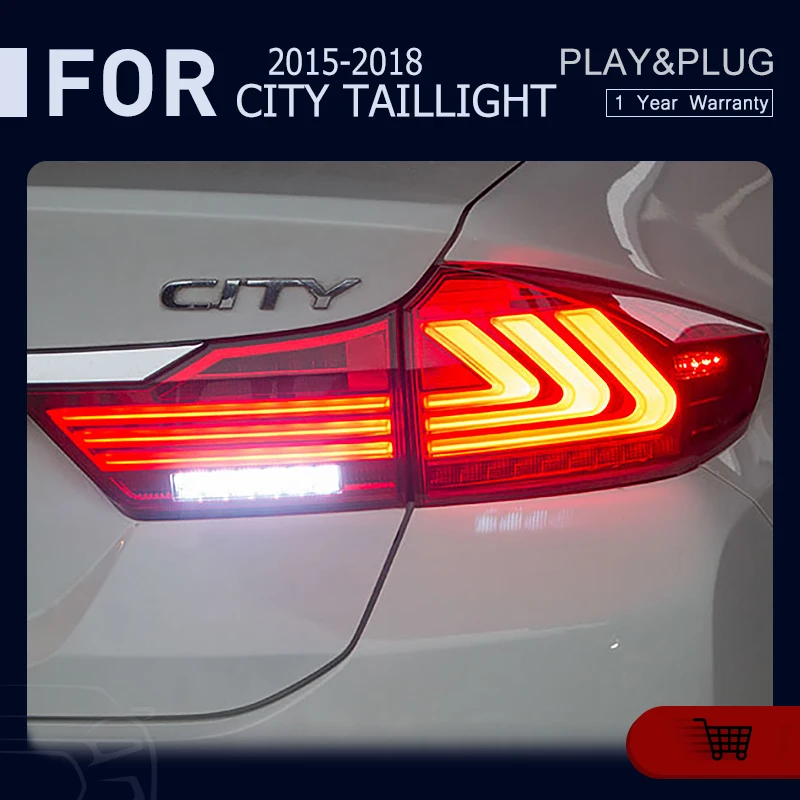 

Автомобильные аксессуары для Honda City Grace 2015 2016 2017 2018 12 в задние ходовые огни тормоз задний динамический сигнал поворота Задняя фара авто