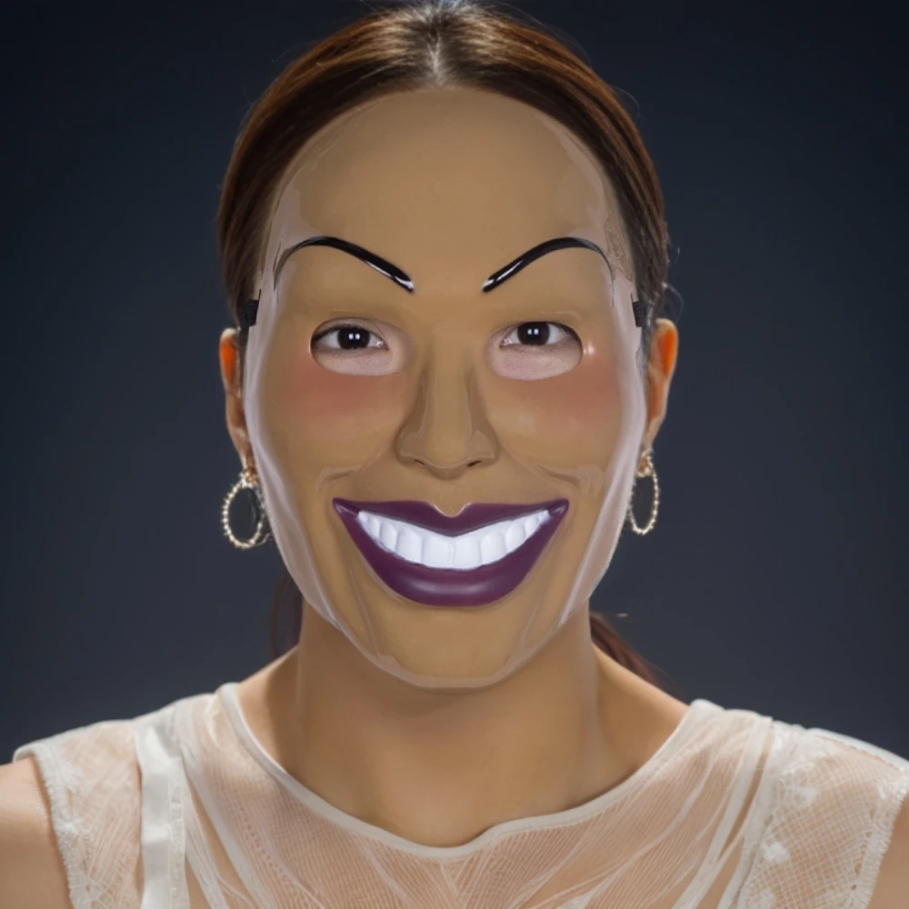 Коллекция масок гримаса для всего лица искусственная фантазия из ПВХ