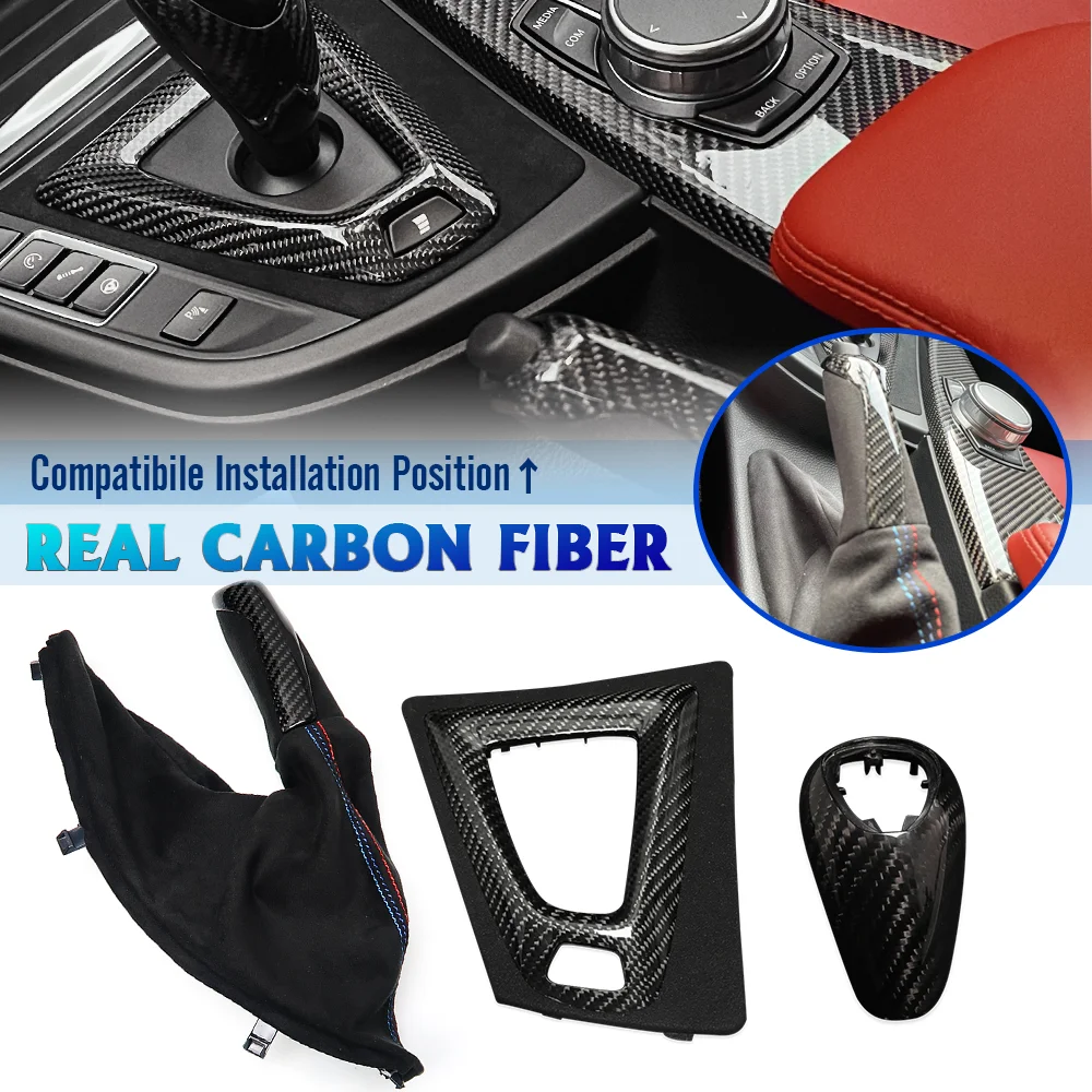 Задняя панель LHD из натурального углеродного волокна для BMW M3 M4 F80 F82 F83 Coupe M Performance