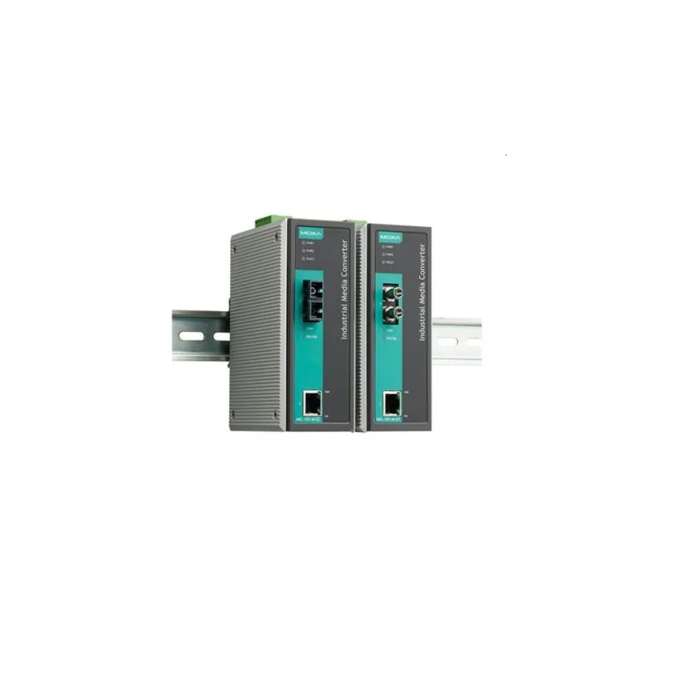 

MOXA IMC-101G Industrial Gigabit Ethernet-to-fiber media converter