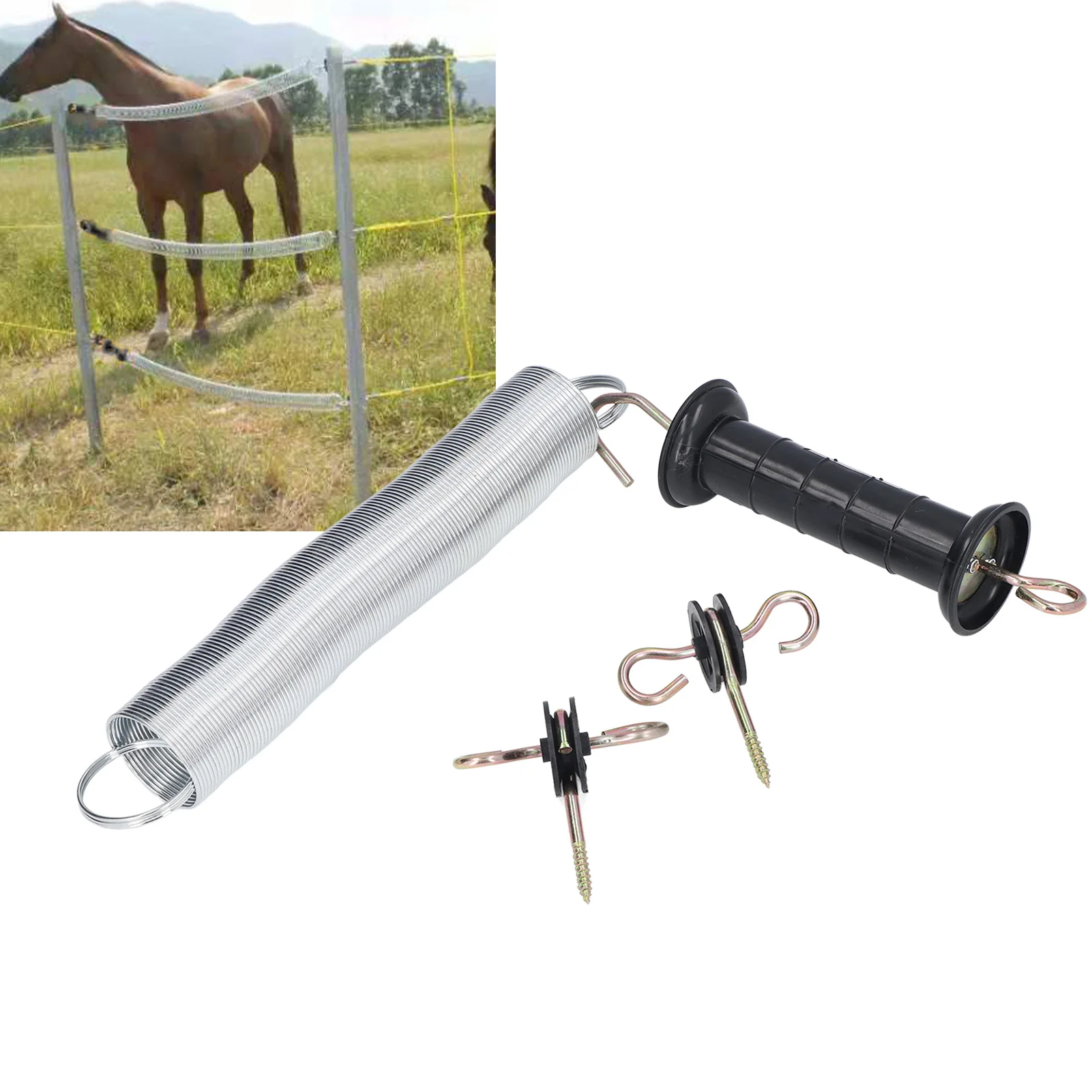 Комплект для электрических ворот забора полипропиленовый утюг 5-метровый