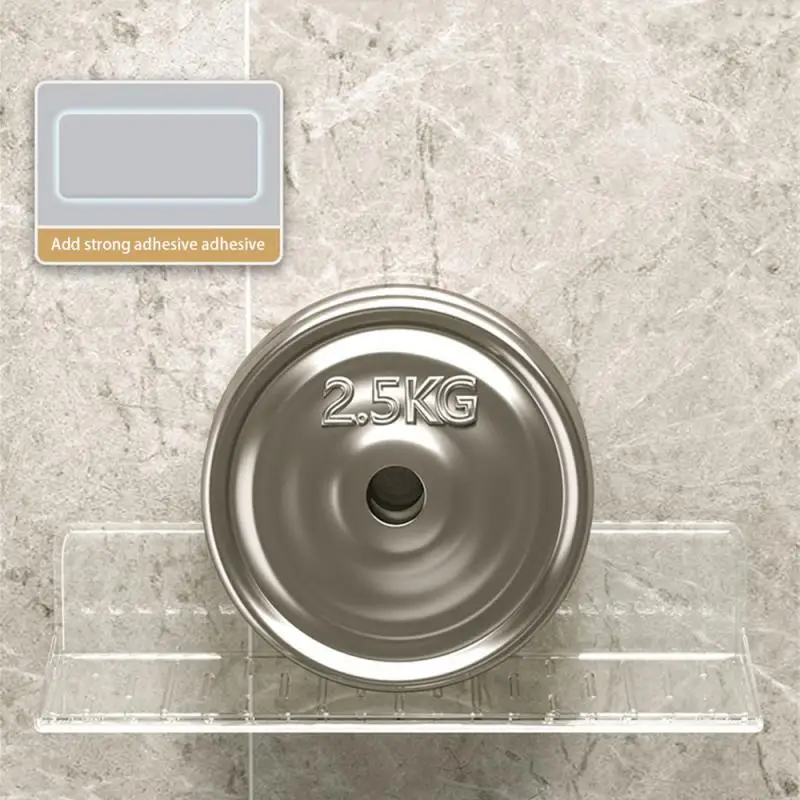 Настенная Полка Для Хранения Органайзер Ванной Комнаты Не Требуется Сверления