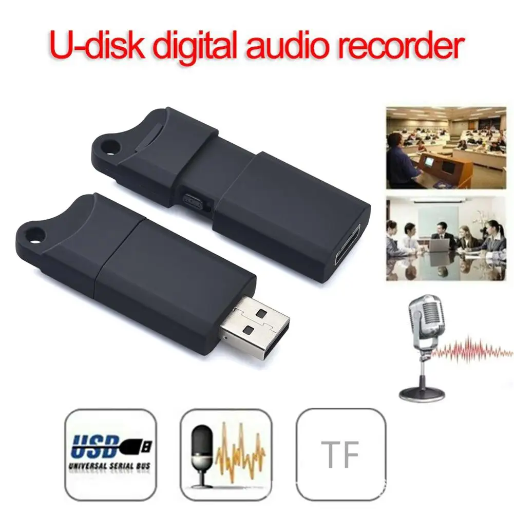 Digital Mini Usb Keychain Recording Device For Lectures Meet