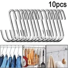 10 шт., S-образный крючок из нержавеющей стали