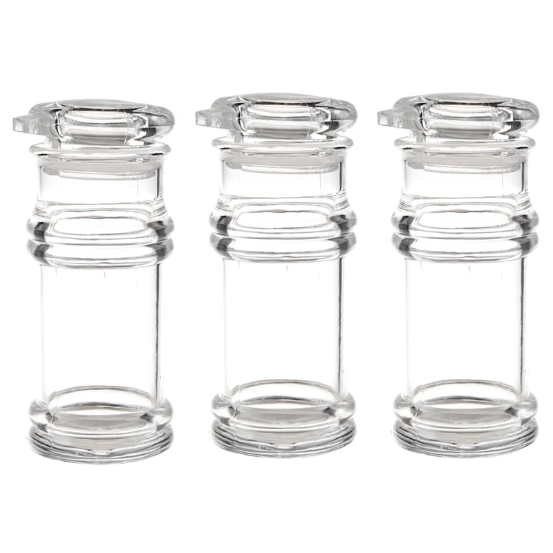 

3X Clear Acrylic Soy Sauce Vinegar Olive Oil Bottle BBQ Dispenser Shaker 100Ml