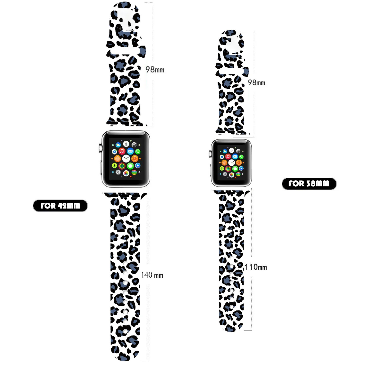 Ремешок спортивный для Apple watch band 44 мм 40 38 42 41 45 зеркальный iwatch series 7 6 5 4 3SE |