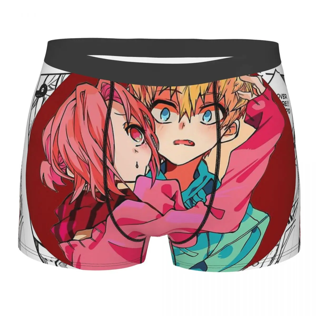 

Hanako Kun Love Men Boxer Briefs Toilet Bound Hanako-kun Breathable Creative Underpants Top Quality Print Shorts Birthday Gifts