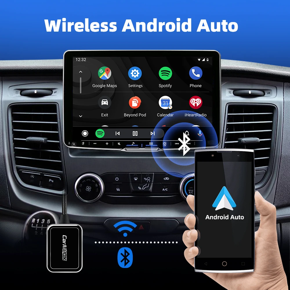 CarAiBOX 2 в 1 автомобильные аксессуары гаджеты беспроводной адаптер CarPlay Android