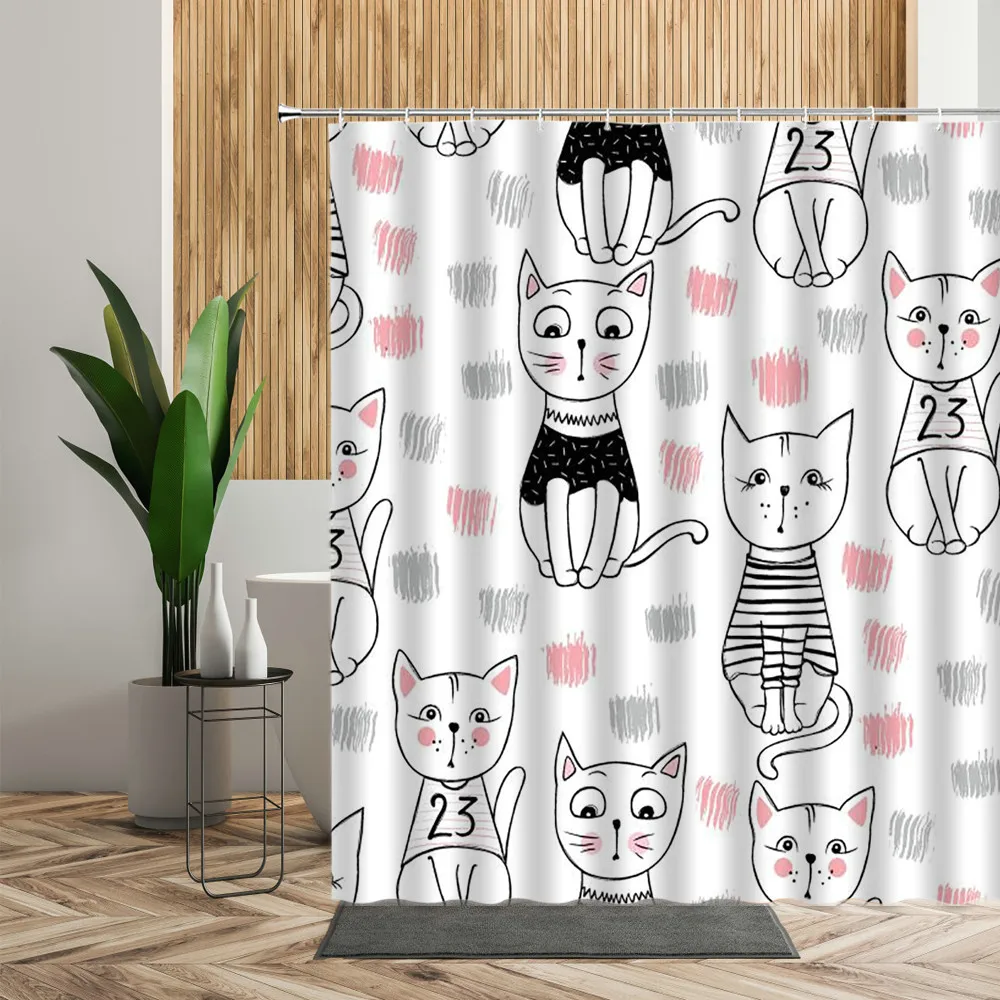 

View Nature Scenery Home Decoration Shower Curtain Bathroom Waterproof Set Curtain