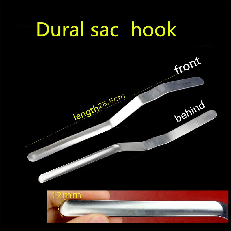 Orthopedic instruments Medical dural sac hook distractor plate nerve root retractor spine lumbar neurosurgery tissue Stripper