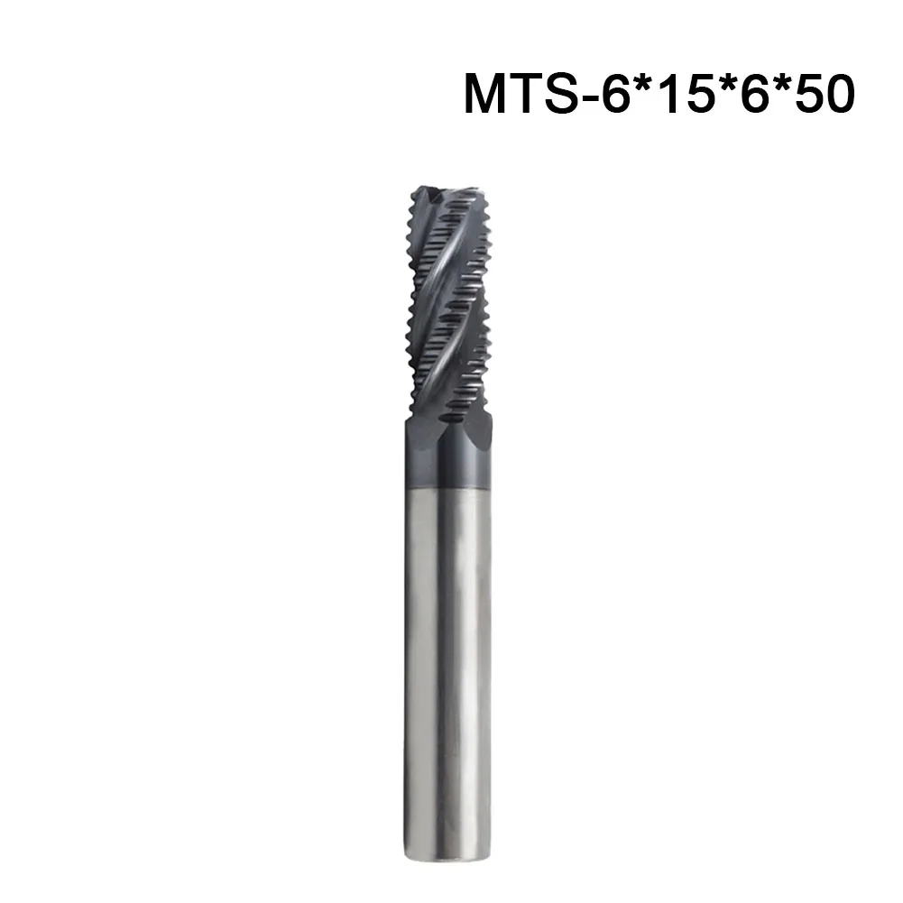 

AlTiN Coating Milling Cutters For Milling Machines Four Edges Right Side Roughing Cutter Roughing Milling Cutter