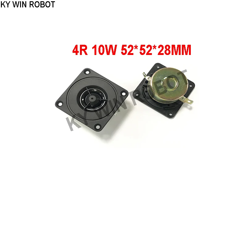 1 шт. высокое качество рупорный динамик 10 Вт 4R диаметр 52 мм 5,2 см толщина 28 мм мини усилитель резиновая прокладка Громкий Динамик Труба