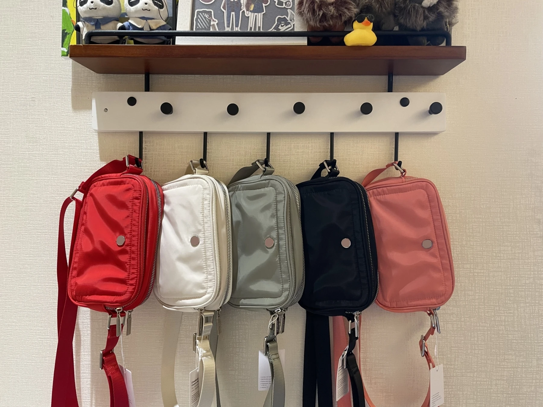 NWT Travel Crossbody Camera Bag 2L Belt Bag Fashion Casual Women's Diagonal Bag Fitness Outdoor Sport Bags With Metal Logo