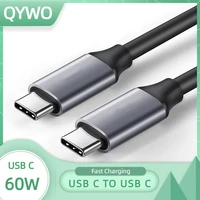 usb c to usb c cable 60w fast charging 5gbps data transfer for macbook pro laptop samsung galaxy s21s20 huawei xiaomi tablet