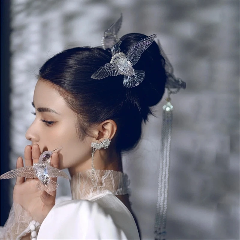 

Свадебные заколки для волос, акриловые заколки для волос в виде акации