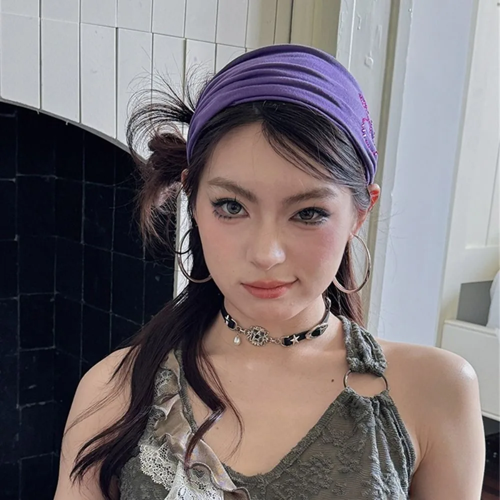 Вязаная вязаная повязка на голову для йоги спортивная волос мытья лица со